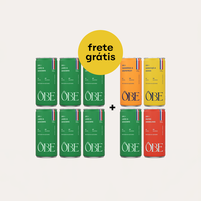 Ôbe Pack 10un — Escolha + Todos os Sabores - Limão & Gengibre