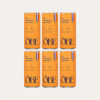 Ôbe Pack 6un — Sabor Único - Tangerina & Grapefruit