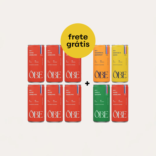 Ôbe Pack 10un — Escolha + Todos os Sabores - Frutas Vermelhas
