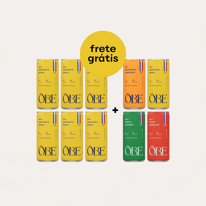 Ôbe Pack 10un — Escolha + Todos os Sabores - Maracujá & Manga